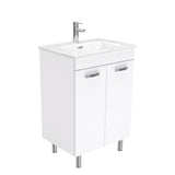Fienza JOL60NLW Joli Unicab 600mm Vanity on Legs Gloss White - Vanity Units