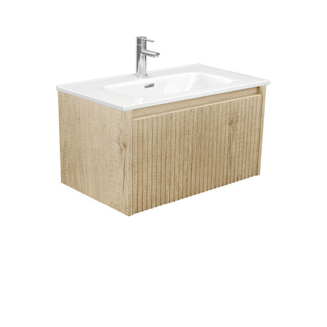 Fienza JOL75RSC Joli Alina Scandi Oak 750 Wall-Hung Vanity - Vanity Units