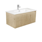 Fienza JOL90RSC Joli Alina Scandi Oak 900 Wall-Hung Vanity - Vanity Units