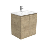 Fienza Joli Edge JOL60S 600mm Scandi Oak Wall Hung Vanity - Vanity Units