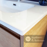 Fienza Joli Edge JOL60S 600mm Scandi Oak Wall Hung Vanity - Vanity Units