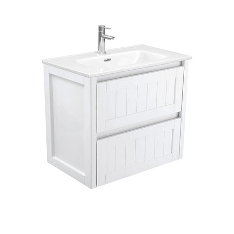 Fienza Joli Jol75T 750Mm Hampton White Wall Hung Vanity Unit - Special Order Units