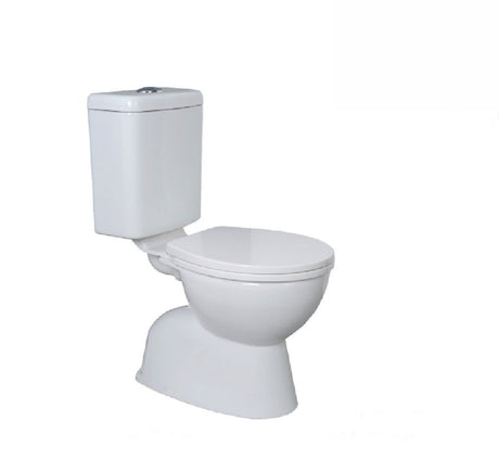 Fienza K001 Concealed S-Trap Stella Adjustable Link Toilet Suite 140-255mm Pan White - Toilet Suites