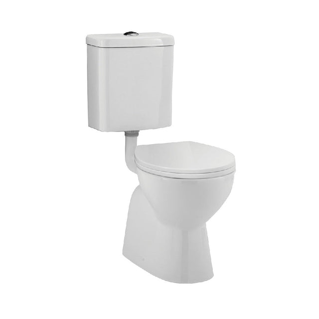 Fienza K001S Stella Senior Adjustable Link Toilet Suite Gloss White - Toilet Suites