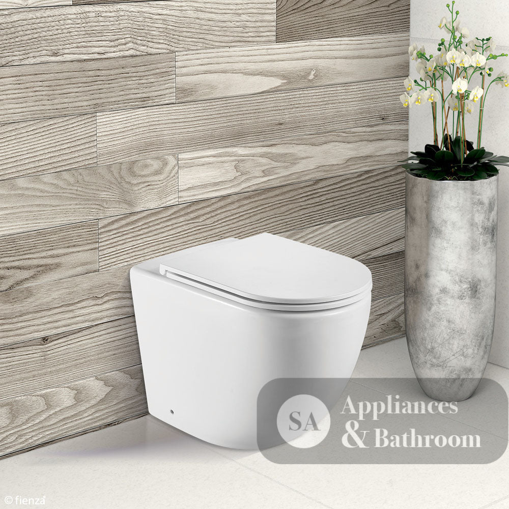 Fienza K002376MW-PS Koko Matte White Wall-Faced Toilet Suite P-Trap - In Wall Toilets