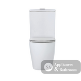 Fienza K002A Koko S-Trap 90-160mm Toilet Suite White - Chrome Buttons - Toilet Suites