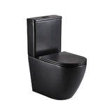 Fienza K002MBA Koko S Trap 90-160 Toilet Suite Matte Black - Toilet Suites