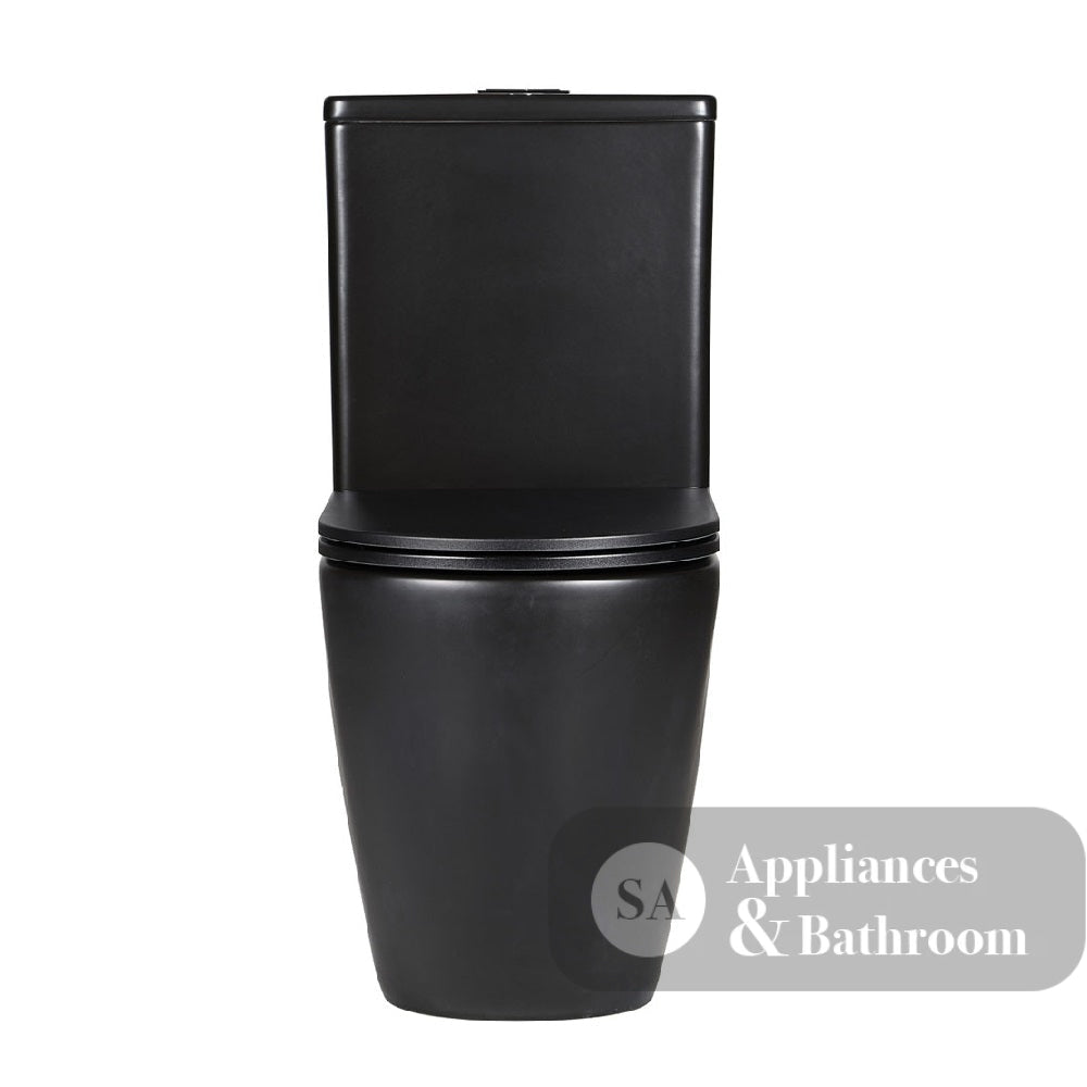Fienza K002MBA Koko S Trap 90-160 Toilet Suite Matte Black - Toilet Suites
