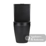 Fienza K002MBA Koko S Trap 90-160 Toilet Suite Matte Black - Toilet Suites