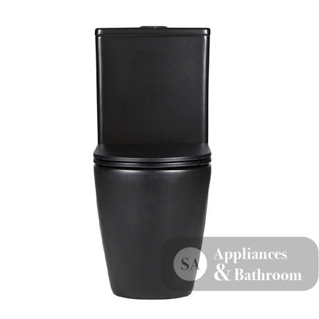 Fienza K002MBA Koko S Trap 90-160 Toilet Suite Matte Black - Toilet Suites