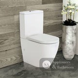 Fienza K002MWA Koko S Trap 90-160mm Toilet Suite Matte White - Toilet Suites