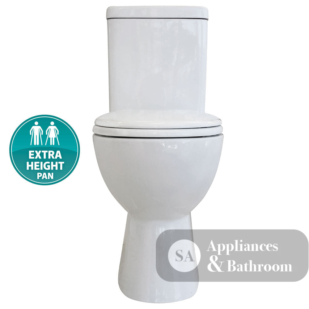 Fienza K009 Close Coupled Stella S-Trap Rimless Toilet White - Toilet Suites