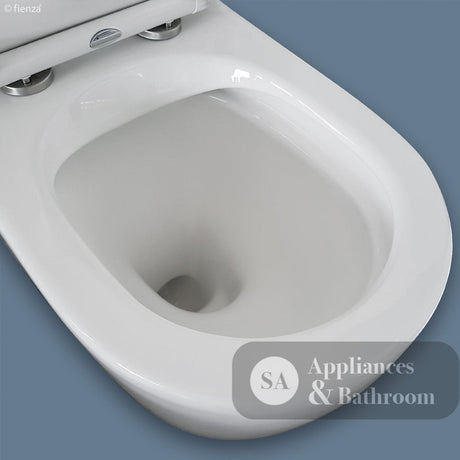 Fienza K011A Alix Extended Height S-Trap 90-160mm Toilet Suite White - Toilet Suites