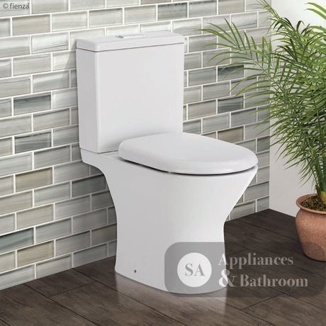 Fienza K0123B Chica Close Coupled S-Trap 160-230mm Toilet White - Toilet Suites