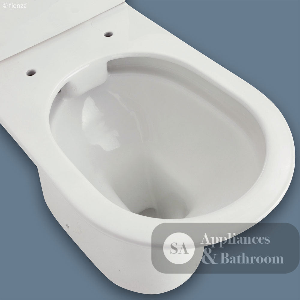 Fienza K0123P Chica Close Coupled P-Trap Toilet White - Toilet Suites