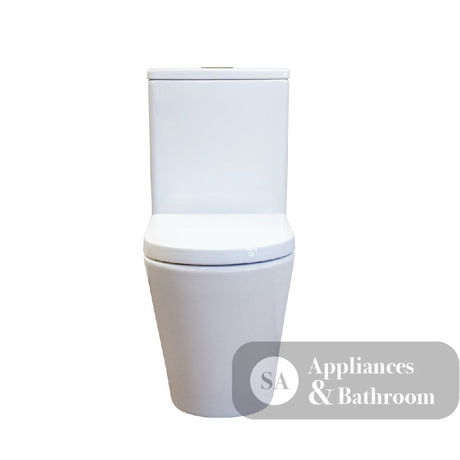 Fienza K014A Isabella S-Trap 90-160mm Toilet Suite White - Toilet Suites