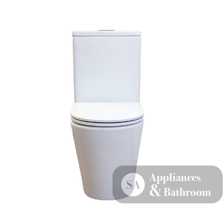 Fienza K014B-2 Isabella Slim Seat S-Trap 160-230mm Toilet Suite White - Toilet Suites