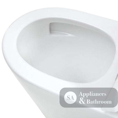 Fienza K015A-2 Isabella Junior Tornado Back to Wall Rimless Toilet with Anti-Vandal Kit S-Trap 90-160 Gloss White