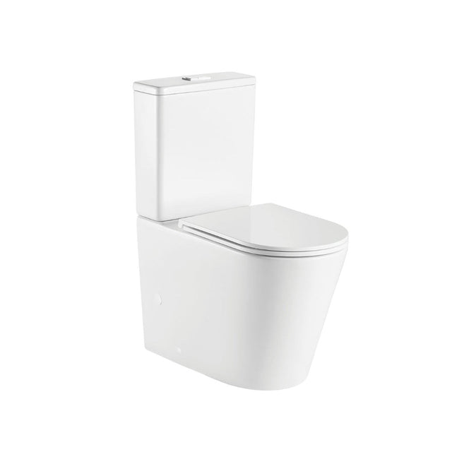 Fienza K021A Kaya Back to Wall S Trap 90-160mm Toilet White - Toilet Suites