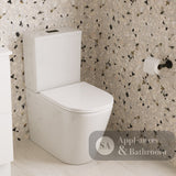 Fienza K021B Kaya S Trap 160-230mm Back to Wall Toilet White - Toilet Suites