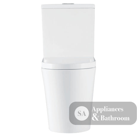Fienza K021P-1 Kaya Tornado Back to Wall Toilet Suite Thick Seat P Trap Gloss White - Toilet Suites