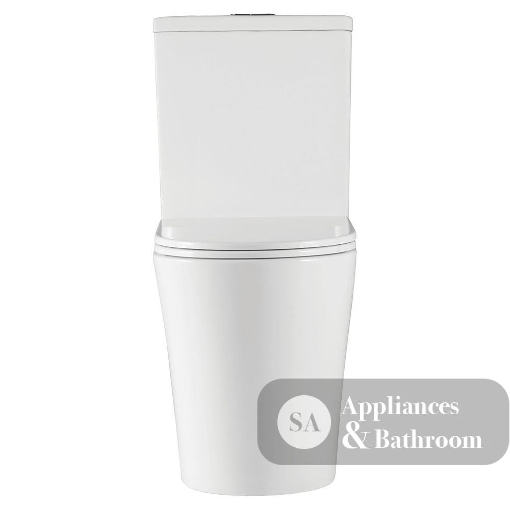 Fienza K021P Kaya Tornado Back to Wall Toilet Suite P Trap Gloss White - Toilet Suites