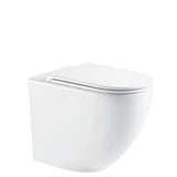 Fienza K025-PS-2 Alix Ambulant Wall-Faced Toilet Suite Slim Seat P-Trap - In Wall Toilets
