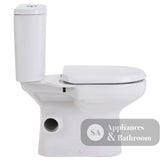 Fienza K026L Petra Close-Coupled Toilet Suite Left Skew Trap Gloss White - Closed Coupled Suites