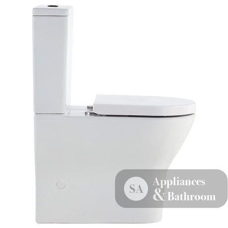 Fienza K028GEB Tono Toilet Suite Thick Seat S-Trap 160-230mm Gloss White - Toilet Suites