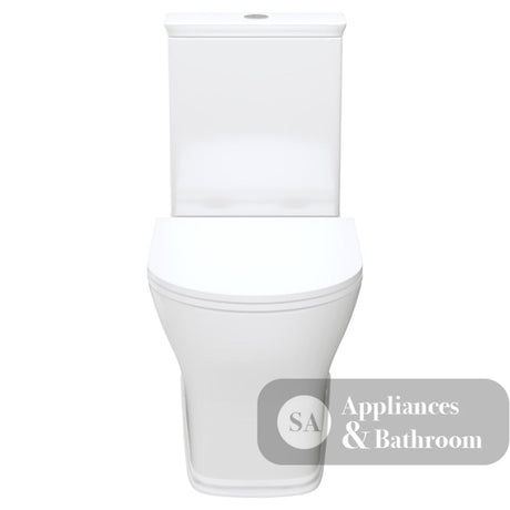 Fienza K031A-2 Lillian Tornado Back to Wall Toilet Suite S Trap 90-160mm R&T Cistern Slim Seat Gloss White - Toilet