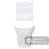 Fienza K031B-2 Lillian Tornado Back to Wall Toilet Suite S Trap 160-230mm R&T Cistern Slim Seat Gloss White - Toilet