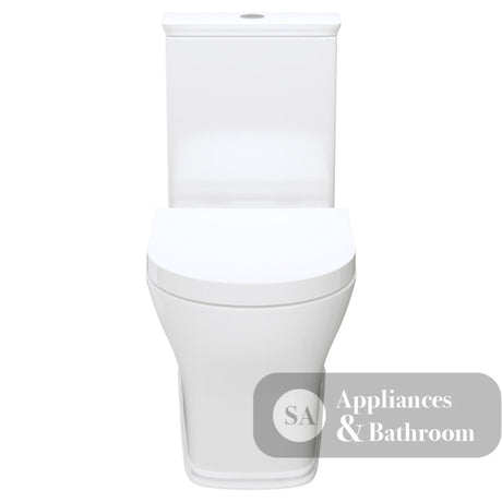Fienza K031B Lillian Tornado Back to Wall Toilet Suite S Trap 160-230mm R&T Cistern Thick Seat Gloss White - Toilet