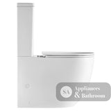 Fienza K032B-2 Joli Tornado Back to Wall Toilet Suite Slim Seat S Trap 160- 230 Gloss White - Toilet Suites