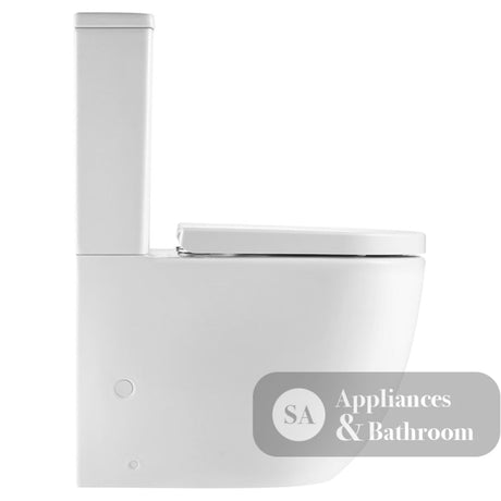 Fienza K032GEB Geberit Joli Tornado Back to Wall Toilet Suite S Trap 160-230 Gloss White - Toilet Suites