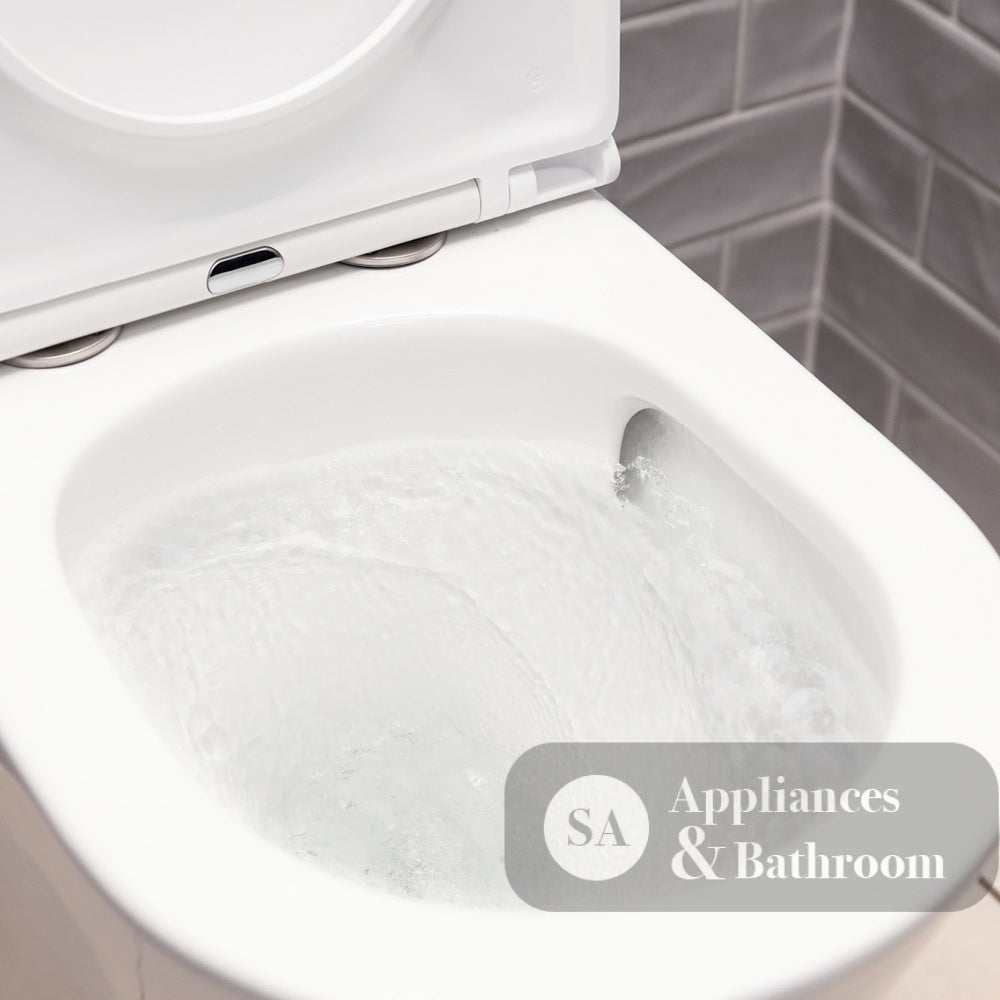 Fienza K314A-2 Aluca Tornado Flush Back-to-Wall Toilet Suite - Slim Seat - Toilet Suites