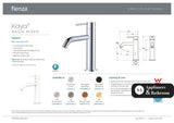 Fienza Kaya 228103BN-LF Brushed Nickel Basin Mixer - Basin Mixers