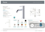 Fienza Kaya 228103GM-LF Gun Metal Basin Mixer - Basin Mixers