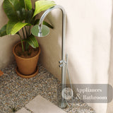 Fienza Kaya 455190 Floor Mounted Outdoor Twin Shower 316 Brushed Stainless Steel - Twin Showers