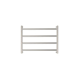 Fienza Kaya 8286045BN Heated Towel Rail 600 x 450mm Brushed Nickel - Bathroom Accessories