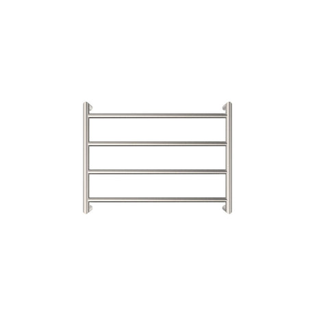 Fienza Kaya 8286045BN Heated Towel Rail 600 x 450mm Brushed Nickel - Bathroom Accessories
