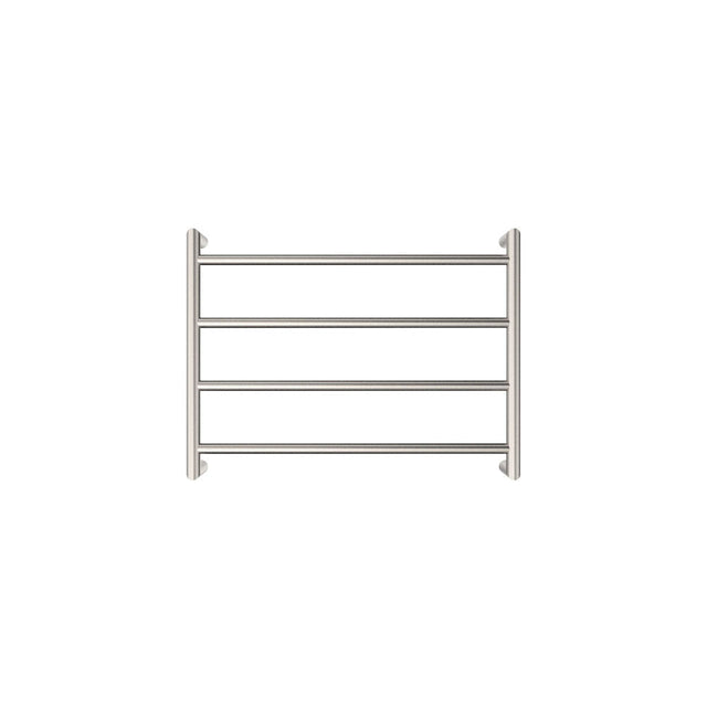 Fienza Kaya 8286045BN Heated Towel Rail 600 x 450mm Brushed Nickel - Bathroom Accessories