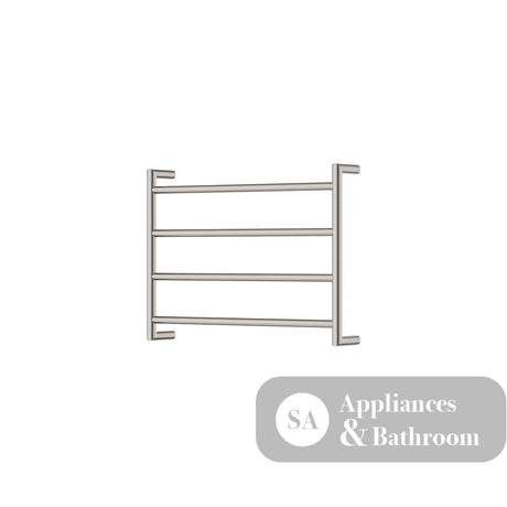 Fienza Kaya 8286045BN Heated Towel Rail 600 x 450mm Brushed Nickel - Bathroom Accessories