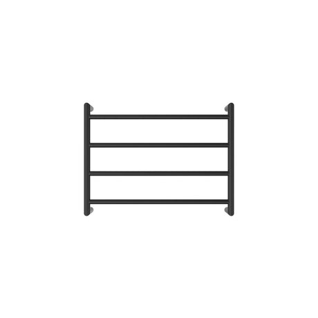 Fienza Kaya 8286045MB Heated Towel Rail 600 x 450mm Matte Black - Bathroom Accessories