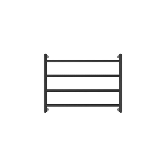 Fienza Kaya 8286045MB Heated Towel Rail 600 x 450mm Matte Black - Bathroom Accessories