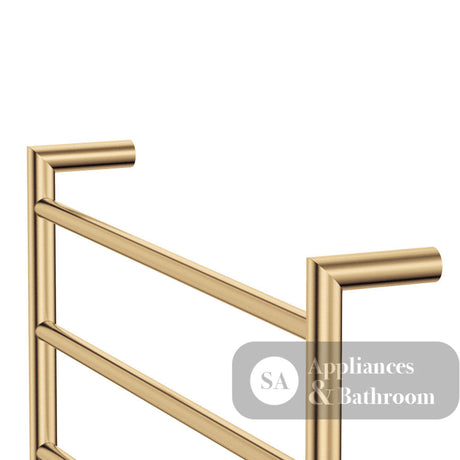 Fienza Kaya 8286045UB Heated Towel Rail 600 x 450mm Urban Brass - Bathroom Accessories