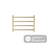 Fienza Kaya 8286045UB Heated Towel Rail 600 x 450mm Urban Brass - Bathroom Accessories