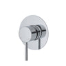 Fienza Kaya Large Round Plate Wall Mixer - Chrome - Chrome - Wall Mixer