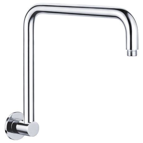 Fienza Kaya Round Fixed Gooseneck Shower Arm 422111 - Chrome - Shower Arm Only