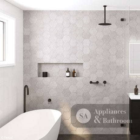Fienza Kaya Shower Dropper Set - Chrome - Ceiling Shower