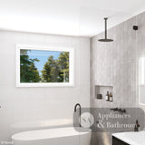 Fienza Kaya Shower Dropper Set - Chrome - Ceiling Shower